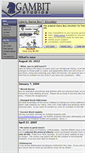 Mobile Screenshot of gambitstudios.com